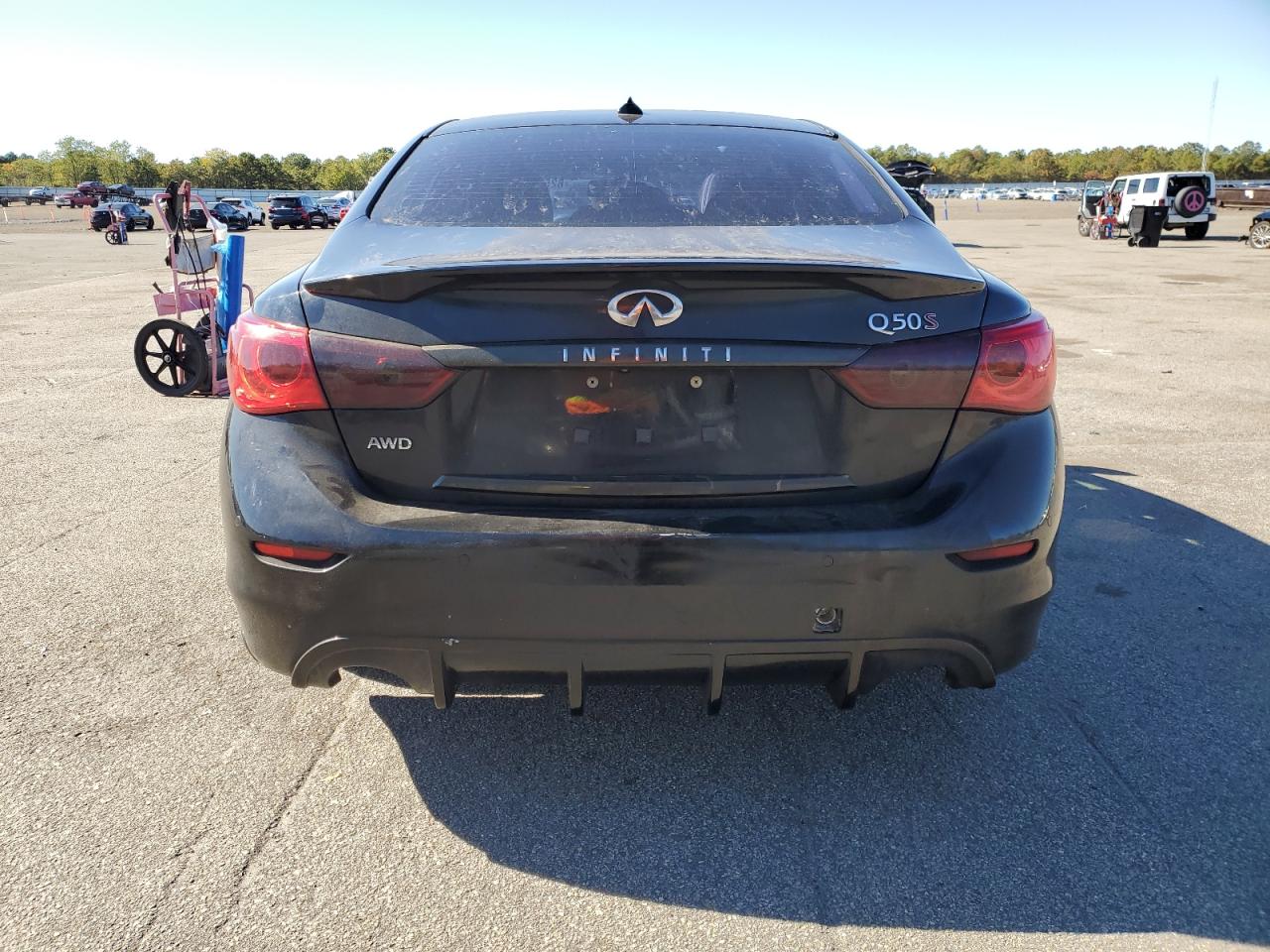 2016 Infiniti Q50 Red Sport 400 VIN: JN1FV7AR1GM451509 Lot: 82536585