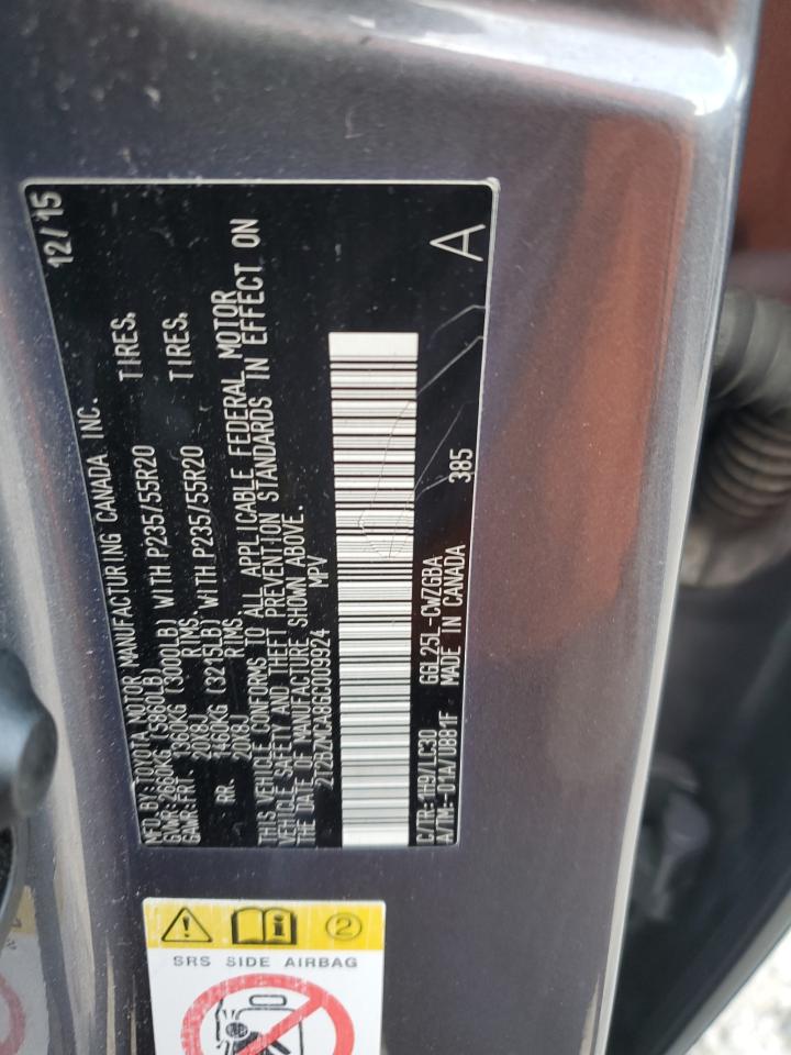 2016 Lexus Rx 350 Base VIN: 2T2BZMCA8GC009924 Lot: 84650365