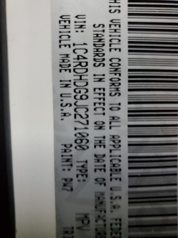 2018 Dodge Durango Gt VIN: 271060 Lot: 86601725