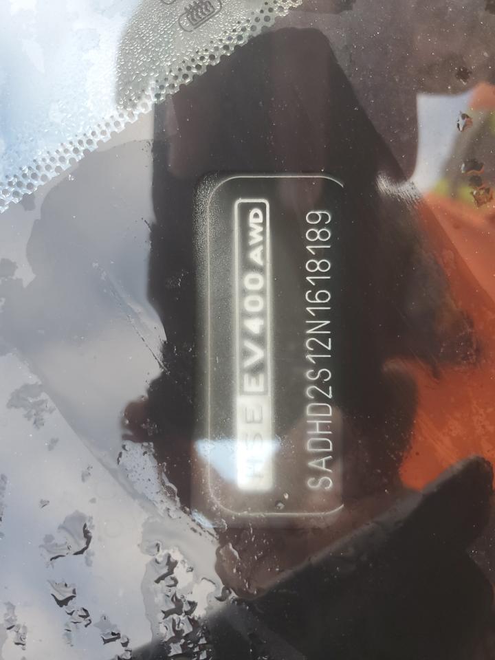 2022 Jaguar I-Pace Hse VIN: SADHD2S12N1618189 Lot: 89735285