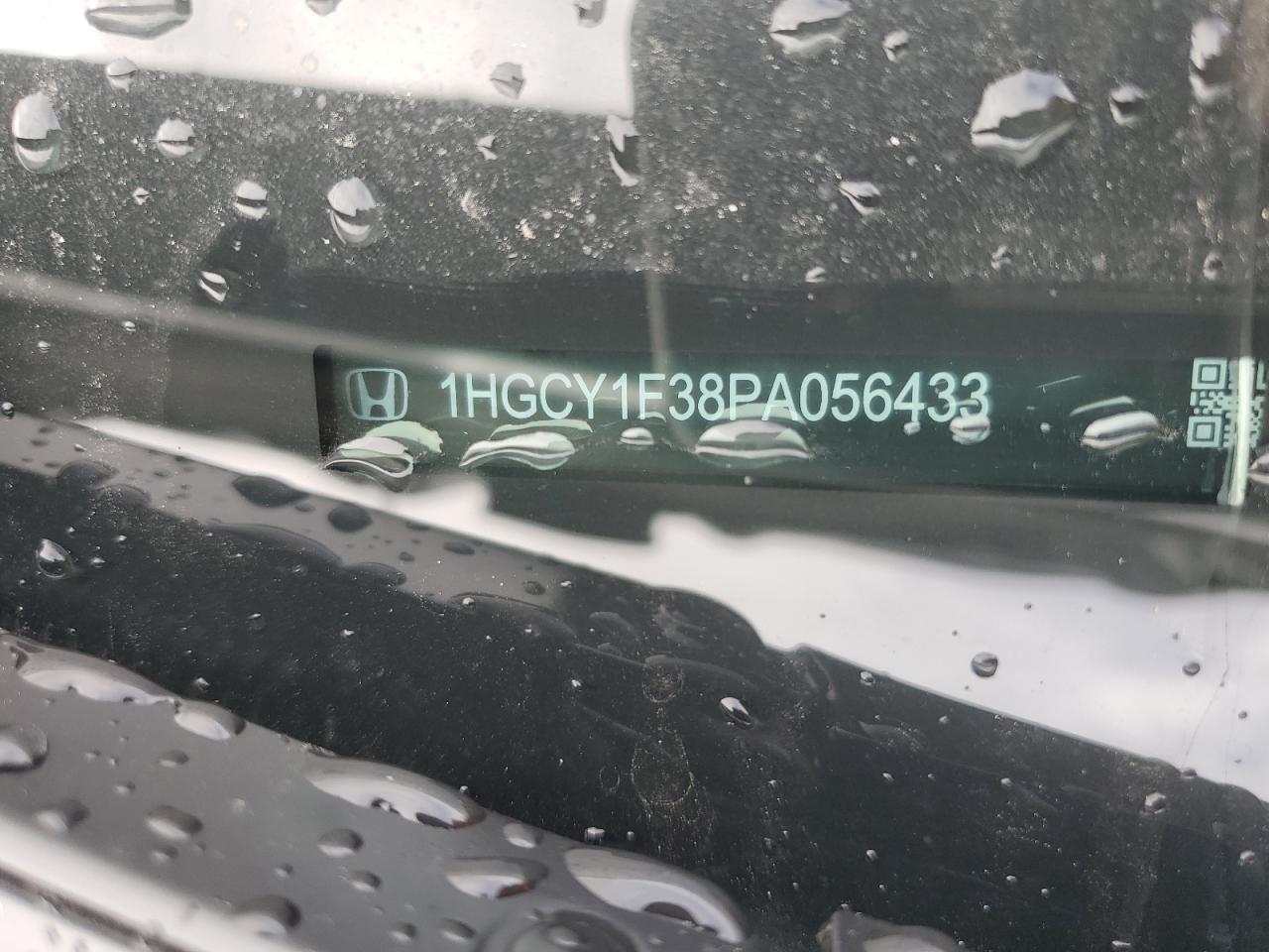 2023 Honda Accord Ex VIN: 1HGCY1F38PA056433 Lot: 85661815