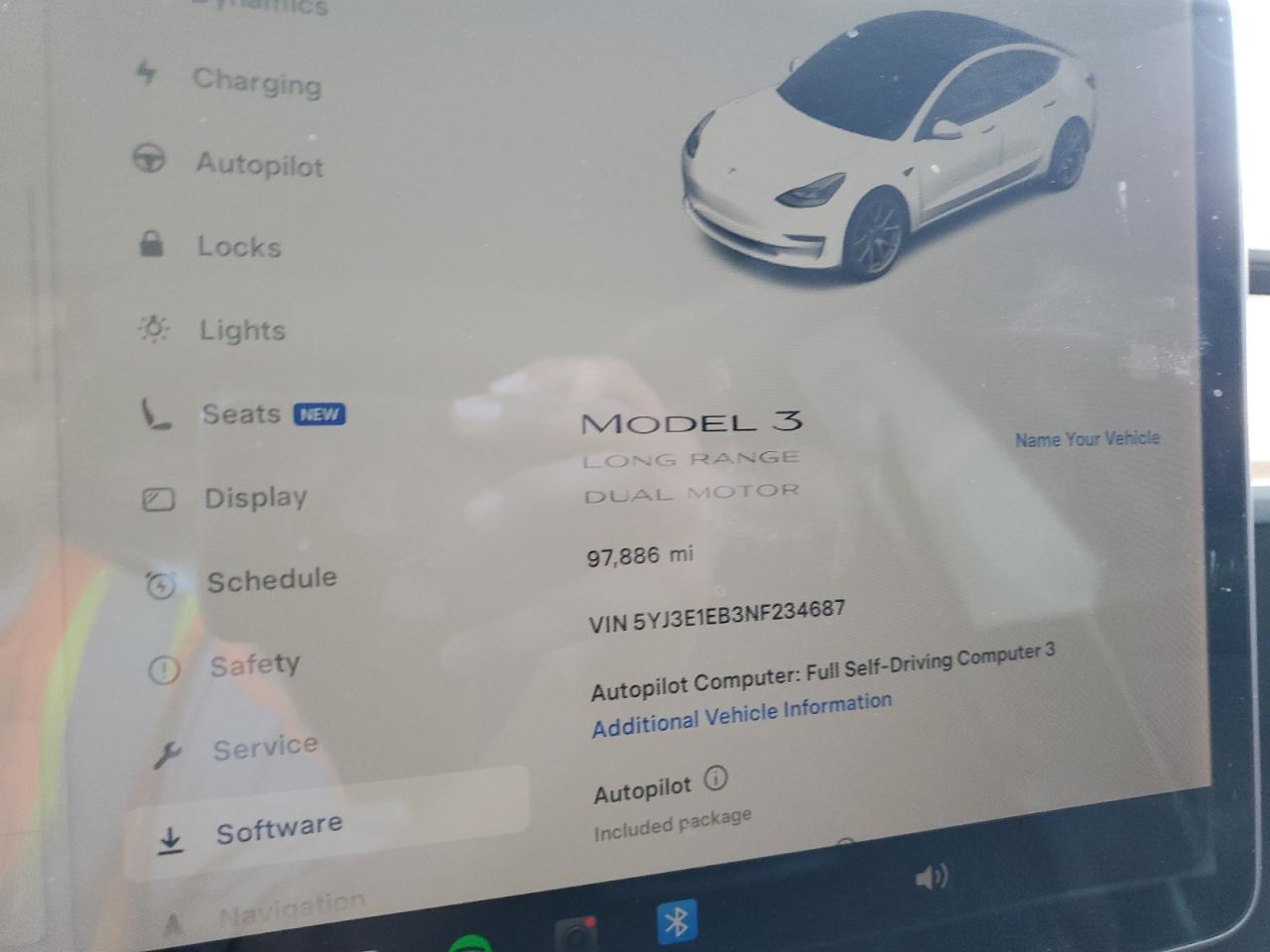 2022 Tesla Model 3 VIN: 5YJ3E1EB3NF234687 Lot: 87090795
