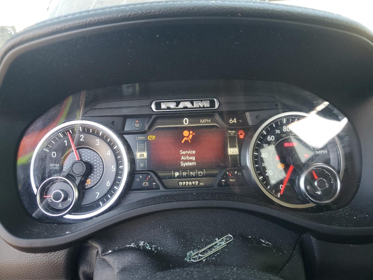 2019 Ram 1500 Laramie VIN: 1C6SRFJT6KN823247 Lot: 92036195