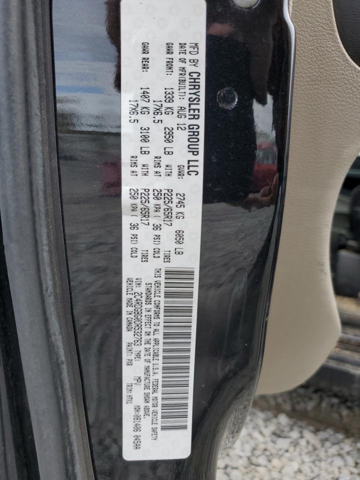 2013 Dodge Grand Caravan Se VIN: 2C4RDGBG0DR532763 Lot: 85199085