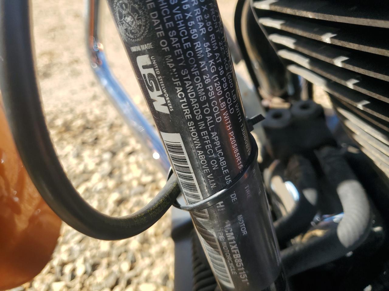 2015 Harley-Davidson Flrt Free Wheeler VIN: 1HD1MCM1XFB851151 Lot: 89692095