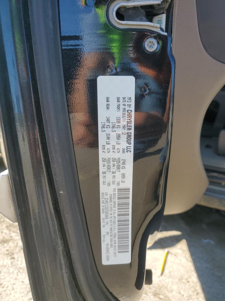 2012 Chrysler Town & Country Touring L VIN: 2C4RC1CG5CR363806 Lot: 86449145