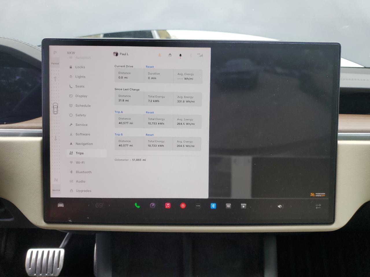 2022 Tesla Model S VIN: 5YJSA1E52NF480647 Lot: 86312665