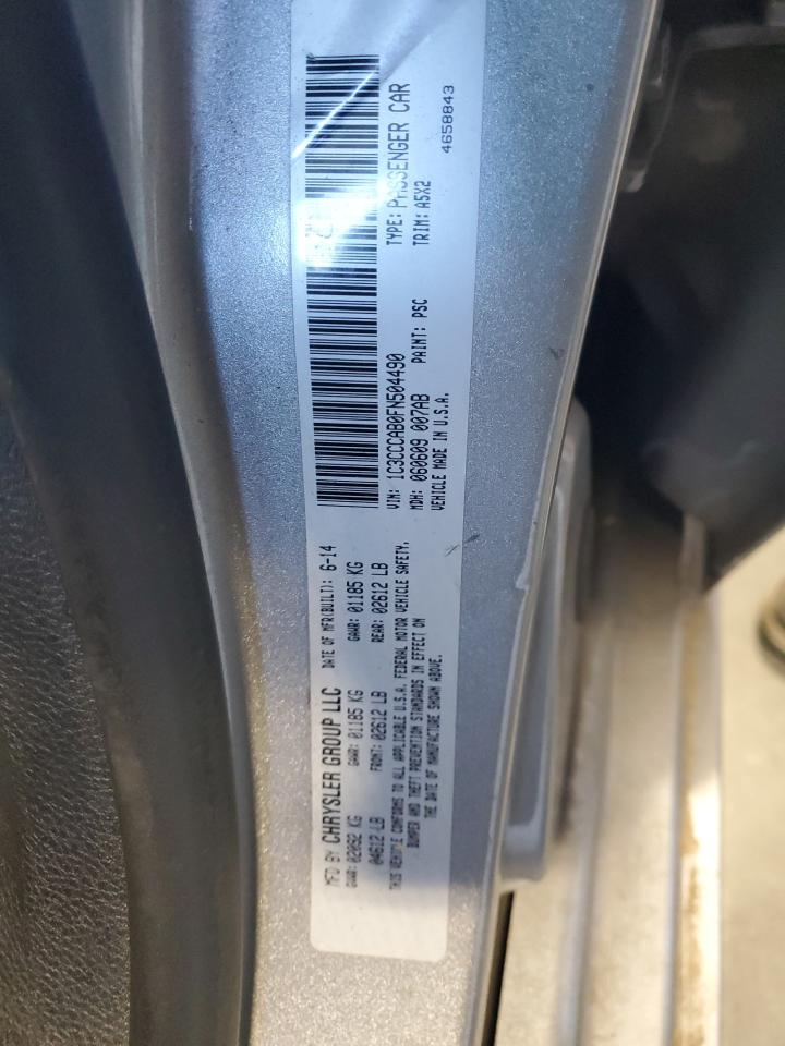 2015 Chrysler 200 Limited VIN: 1C3CCCAB0FN504490 Lot: 90114745