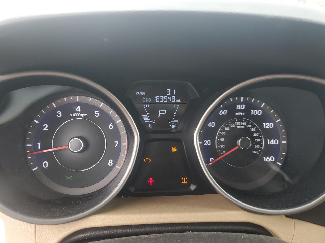 2012 Hyundai Elantra Gls VIN: 5NPDH4AE3CH116182 Lot: 81942805
