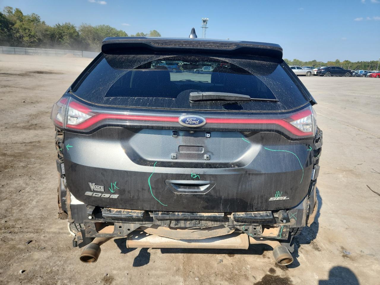 2015 Ford Edge Sel VIN: 2FMTK3J84FBC34657 Lot: 86527705