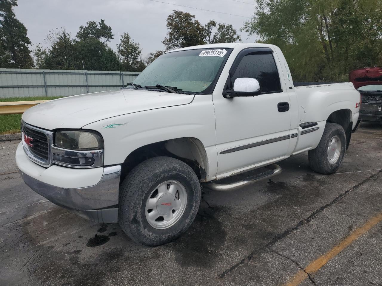 2002 GMC New Sierra K1500 white pickup gas 1GTEK14T82Z207695 photo #1