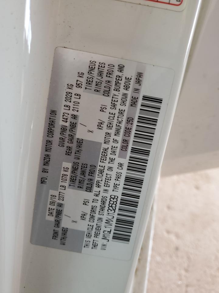 2018 Mazda 6 Touring VIN: JM1GL1VMXJ1326939 Lot: 84066045