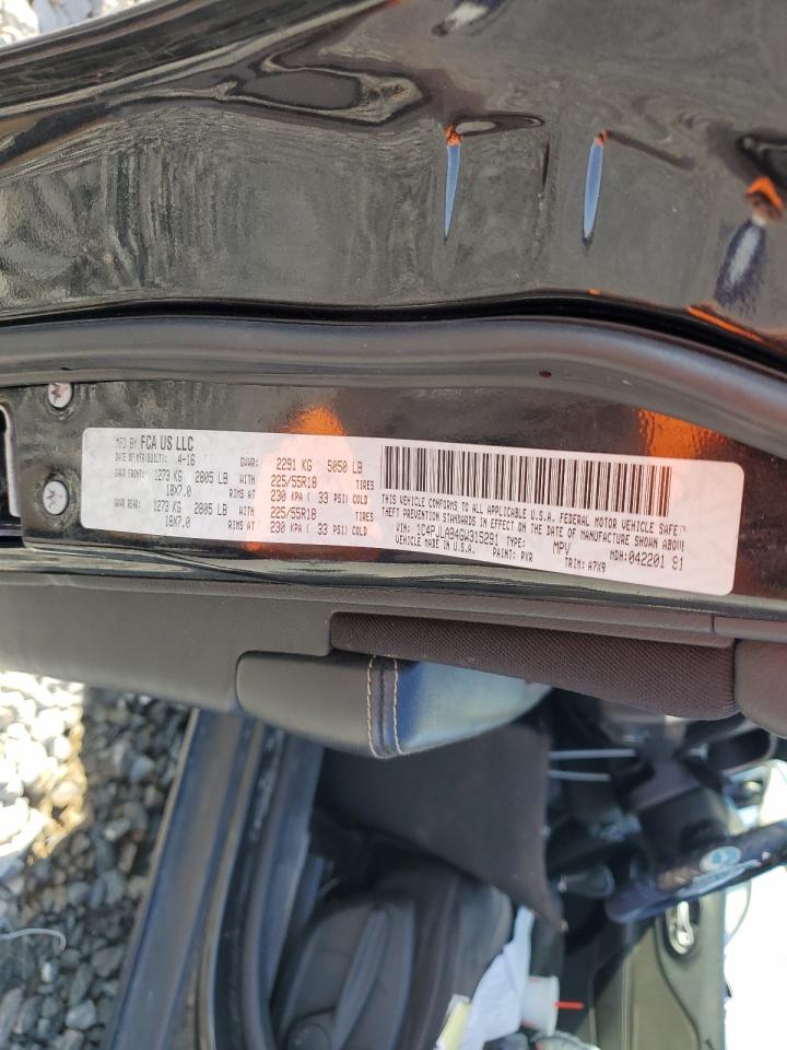 2016 Jeep Cherokee Sport VIN: 1C4PJLAB4GW315291 Lot: 82639725