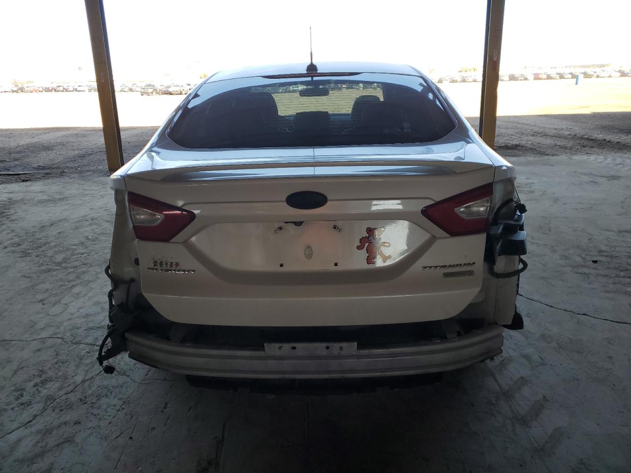 2014 Ford Fusion Titanium VIN: 3FA6P0K95ER332448 Lot: 84543925