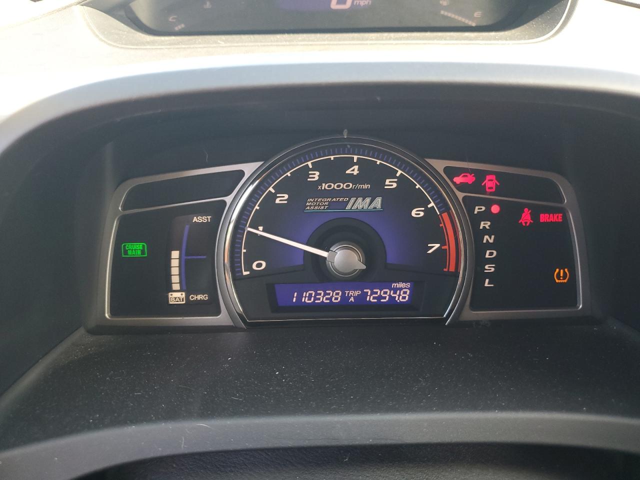 2009 Honda Civic Hybrid VIN: JHMFA36249S012007 Lot: 85483545