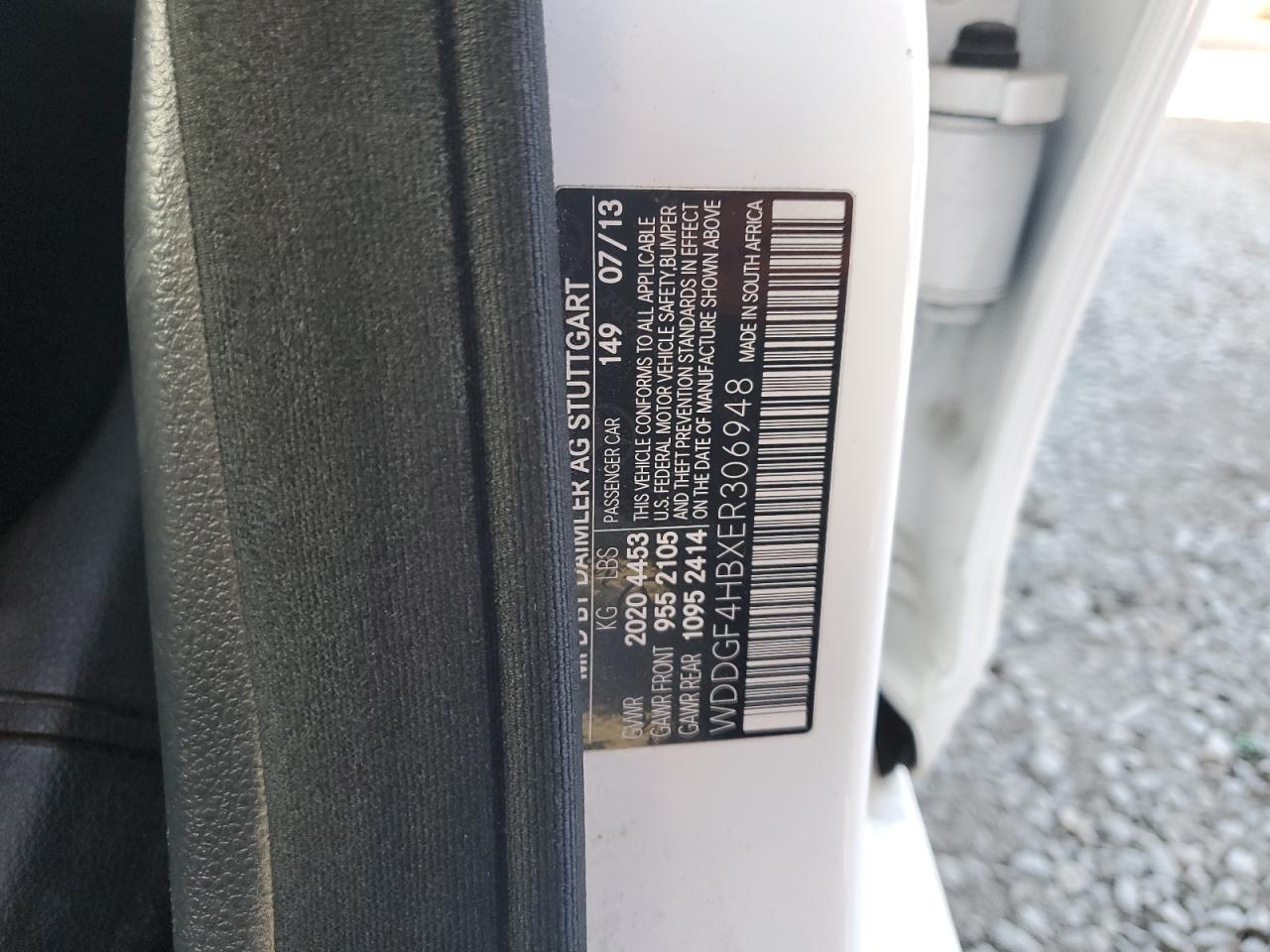 2014 Mercedes-Benz C 250 VIN: WDDGF4HBXER306948 Lot: 82673395