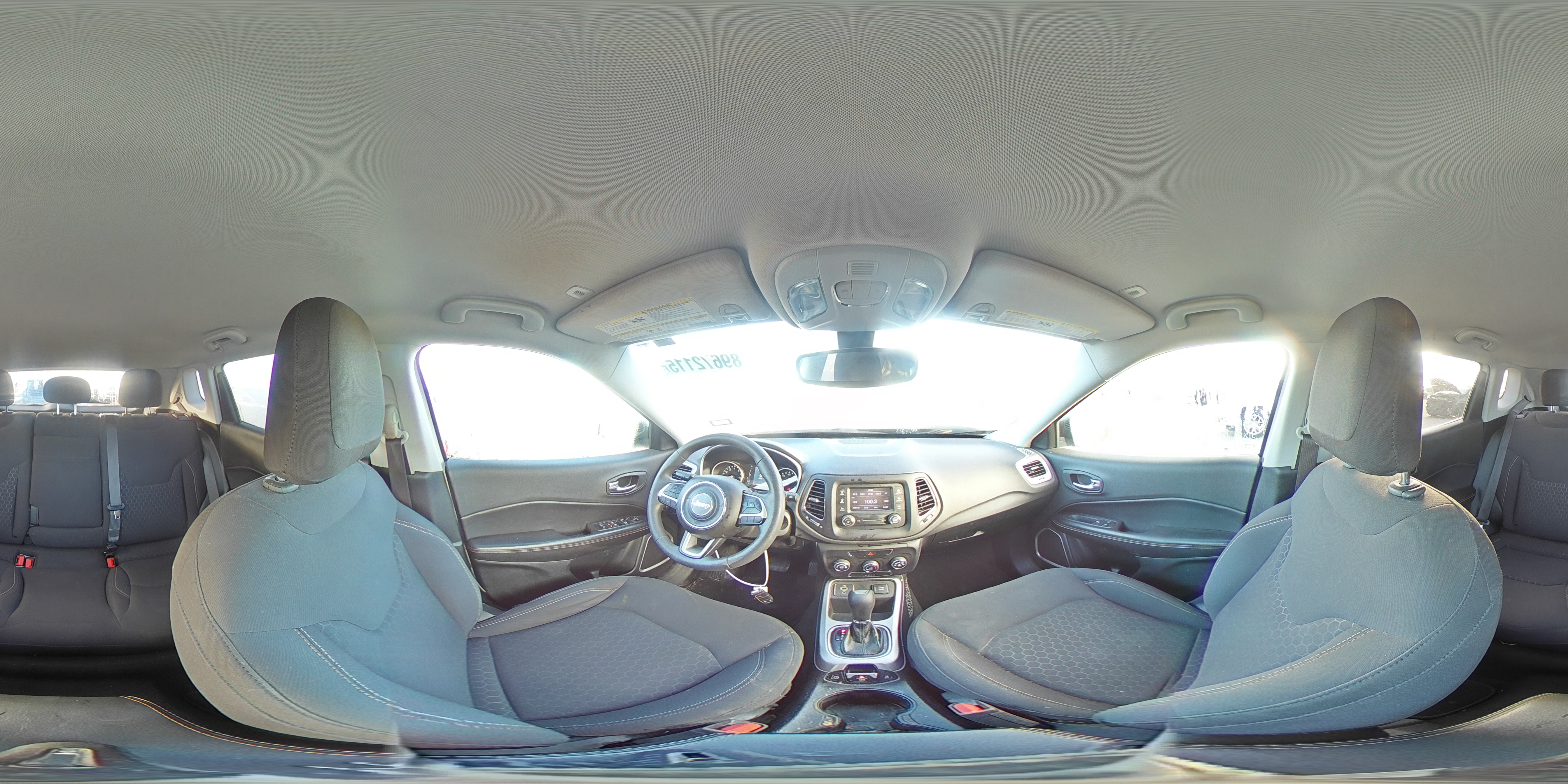 2018 Jeep Compass Sport VIN: 3C4NJCAB7JT123187 Lot: 89672115