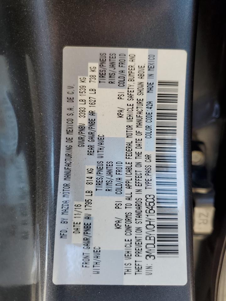 2017 Toyota Yaris Ia VIN: 3MYDLBYV0HY164503 Lot: 84801655