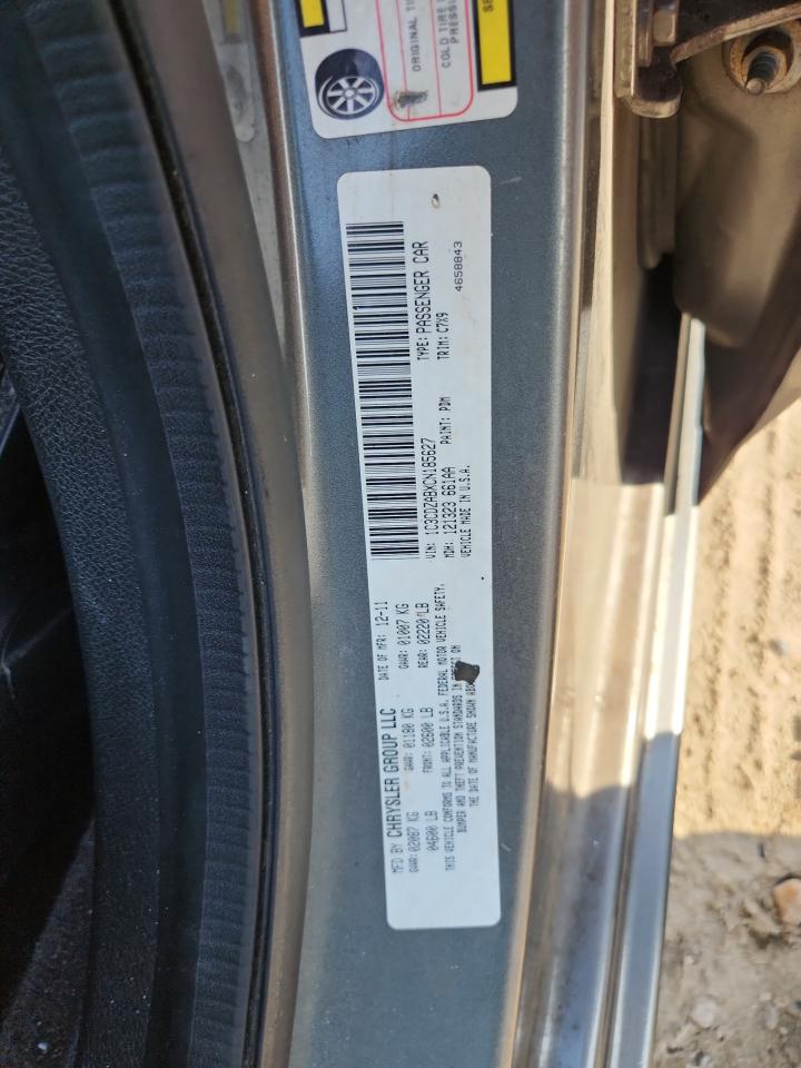 2012 Dodge Avenger Se VIN: 1C3CDZABXCN185627 Lot: 84421935