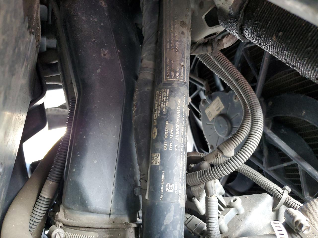 2018 Polaris General 1000 Eps VIN: 3NSRGE991JH471145 Lot: 89688205