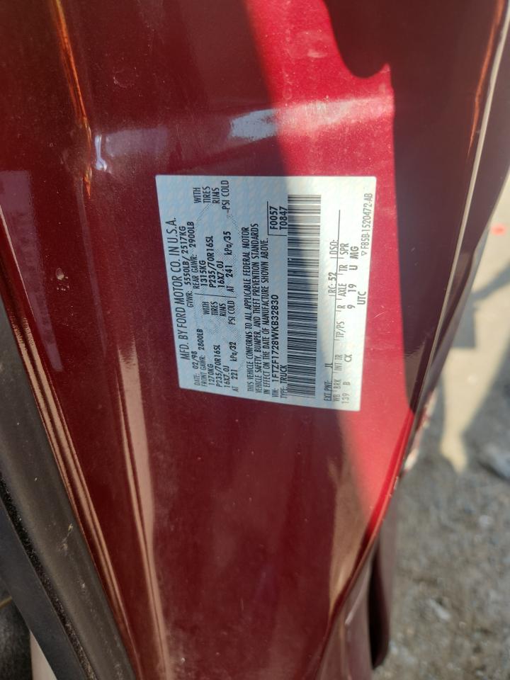 1998 Ford F150 VIN: 1FTZF1728WKB32830 Lot: 84777075