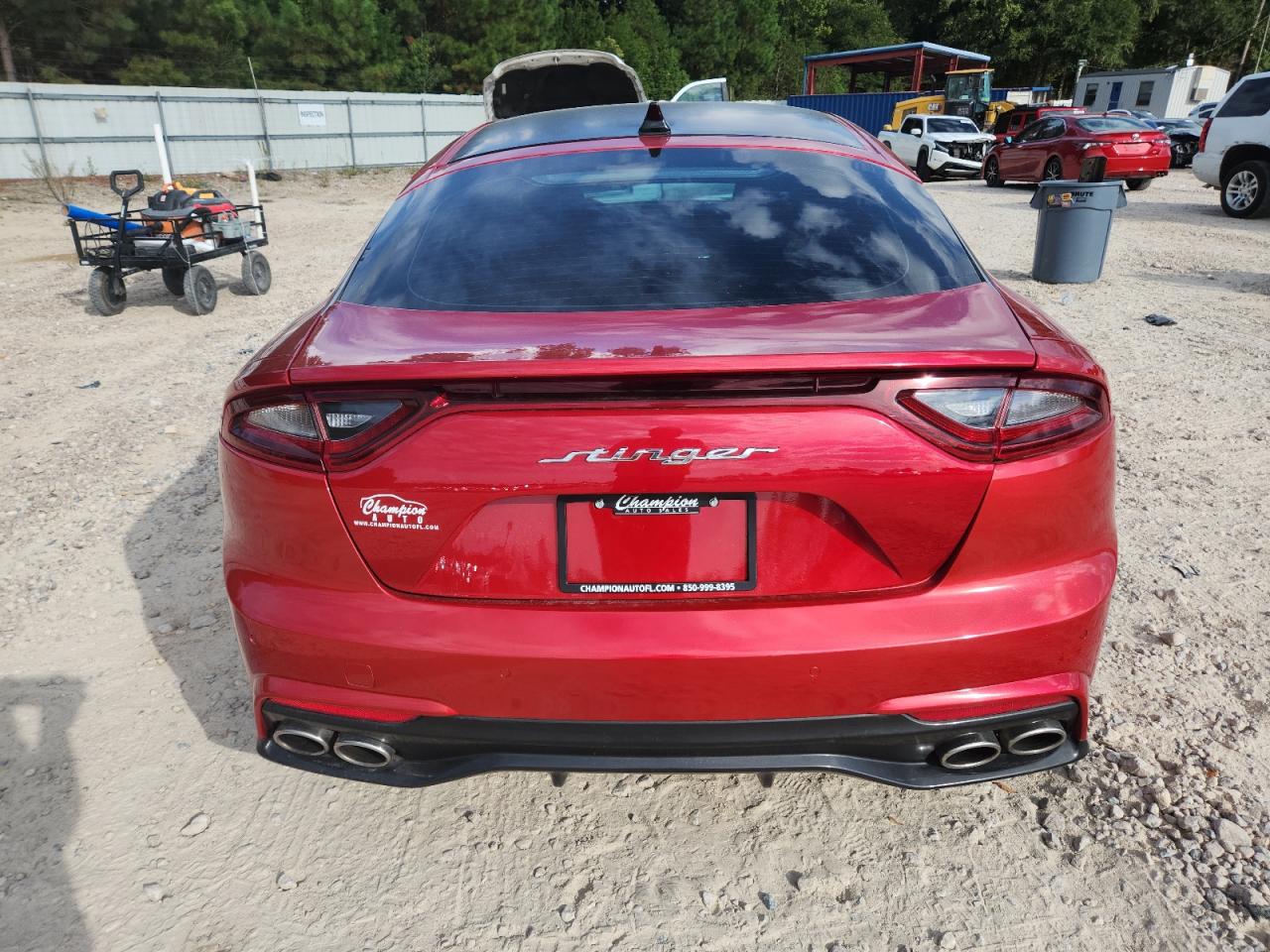 2019 Kia Stinger VIN: KNAE15LAXK6067805 Lot: 82329305