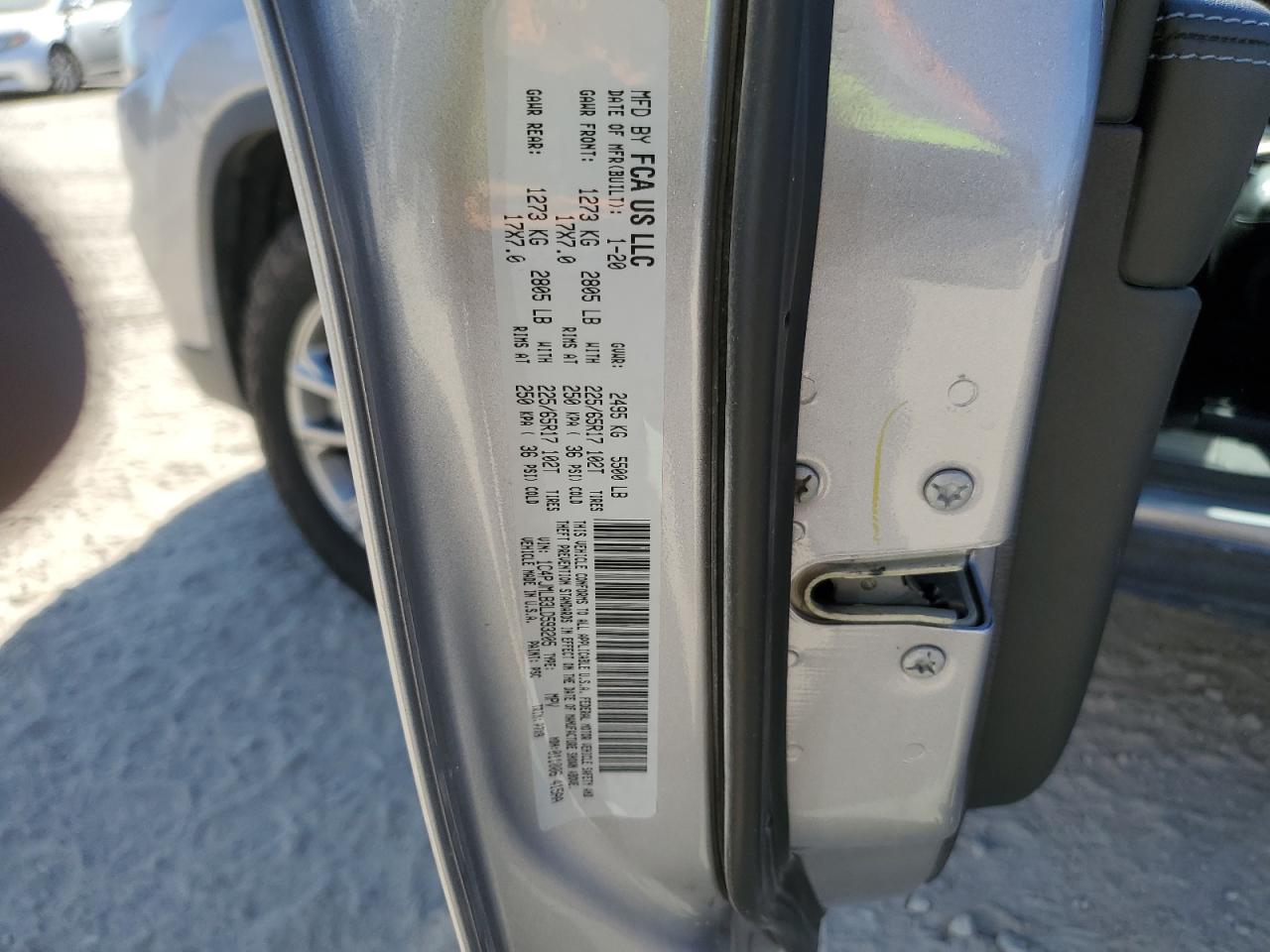 2020 Jeep Cherokee Latitude Plus VIN: 1C4PJMLB3LD593205 Lot: 86316195