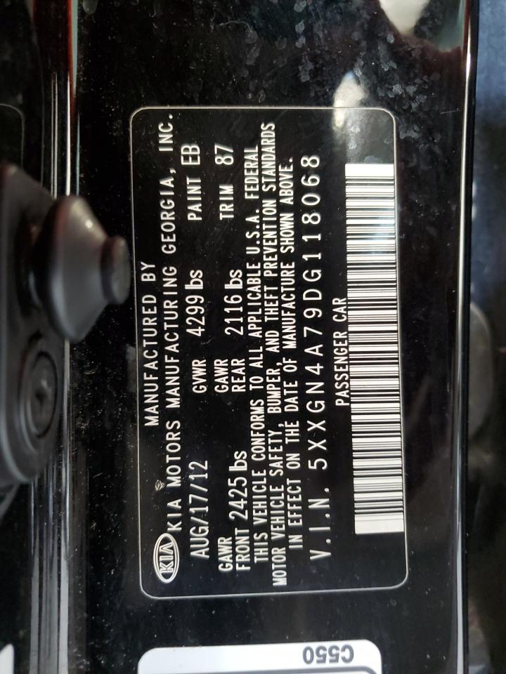 2013 Kia Optima Ex VIN: 5XXGN4A79DG118068 Lot: 81997385