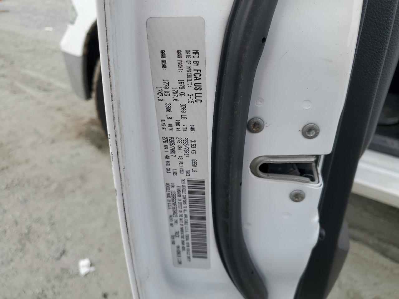 2015 Ram 1500 Slt VIN: 1C6RR6GM0FS650623 Lot: 85666305