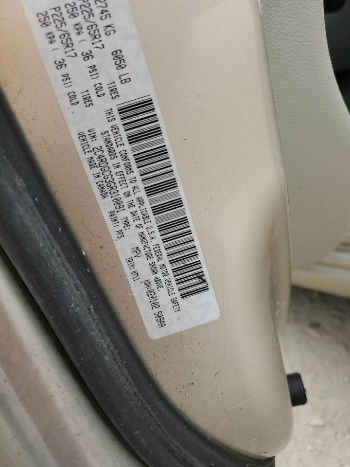 2016 Dodge Grand Caravan Sxt VIN: 2C4RDGCG3GR310091 Lot: 85098155