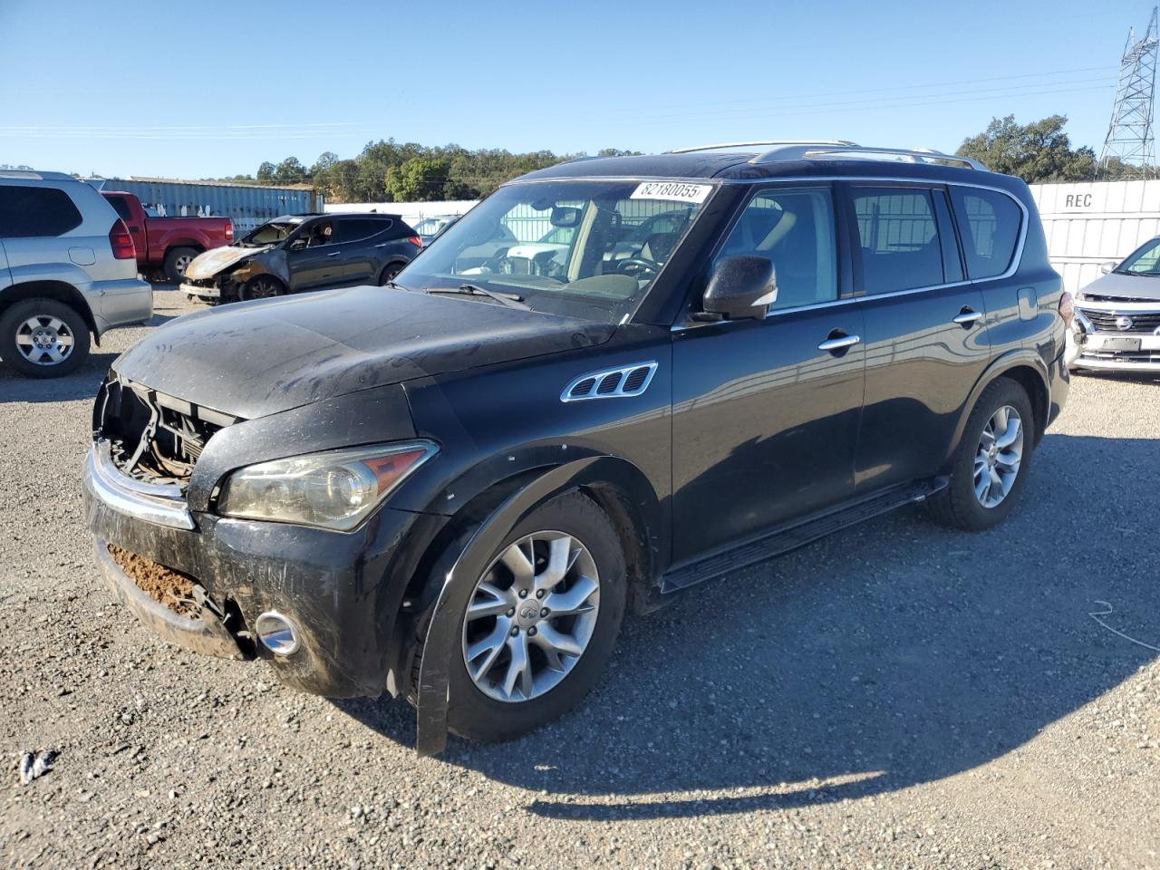 INFINITI QX56 2012. Lot# 82180055. VIN JN8AZ2NC7C9316279. Photo 1