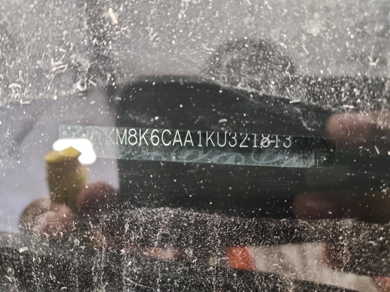 2019 Hyundai Kona Sel VIN: KM8K6CAA1KU321813 Lot: 85493755