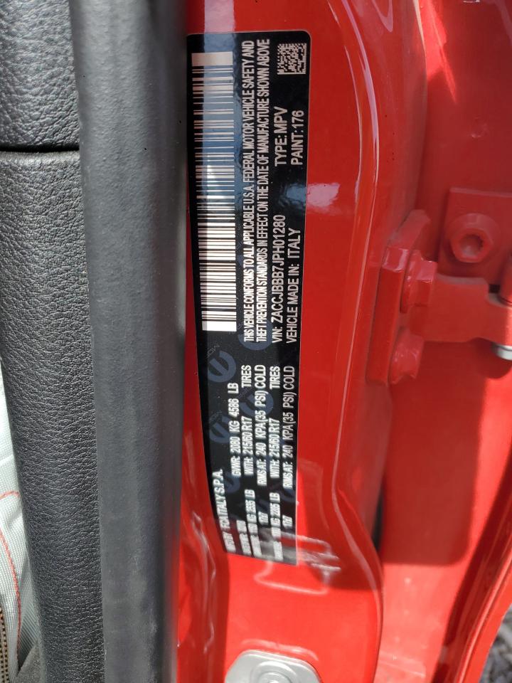 2018 Jeep Renegade Latitude VIN: ZACCJBBB7JPH01280 Lot: 81994715