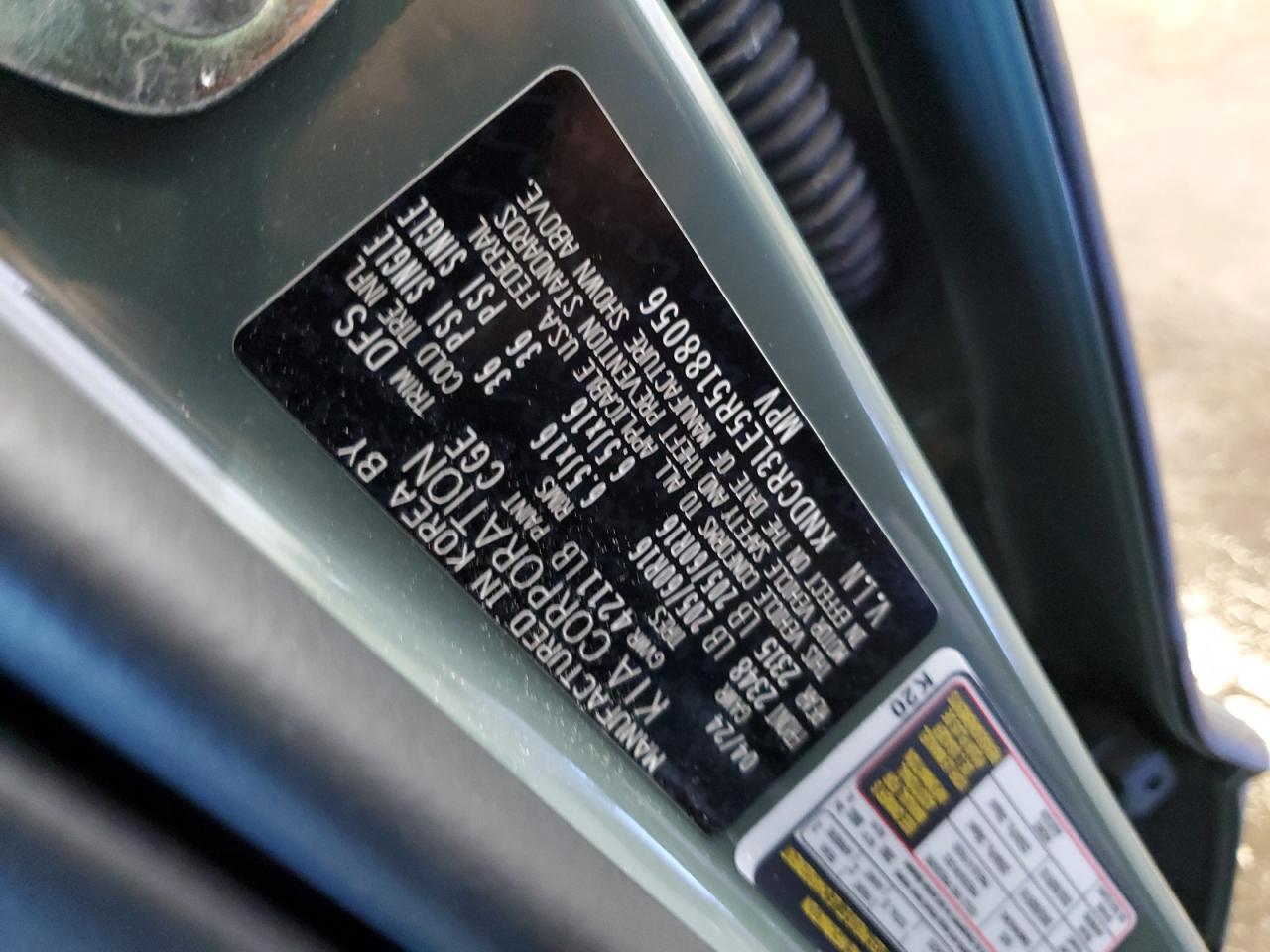 2024 Kia Niro Ex VIN: KNDCR3LE5R5188056 Lot: 82232505