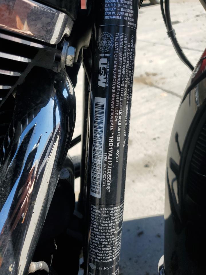 2018 Harley-Davidson Flhc Heritage Classic VIN: 1HD1YAJ17JC055098 Lot: 81935805