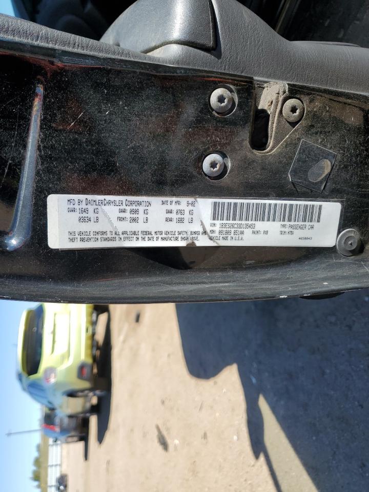 2003 Dodge Neon Se VIN: 1B3ES26C33D135453 Lot: 85142465