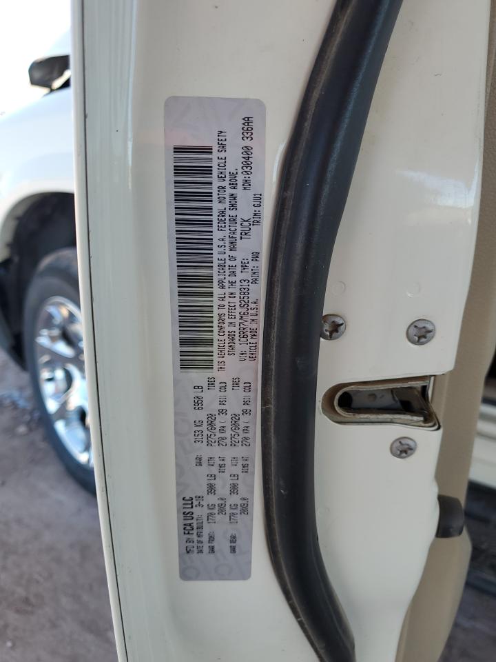 2018 Ram 1500 Laramie VIN: 1C6RR7VM6JS258313 Lot: 82324565