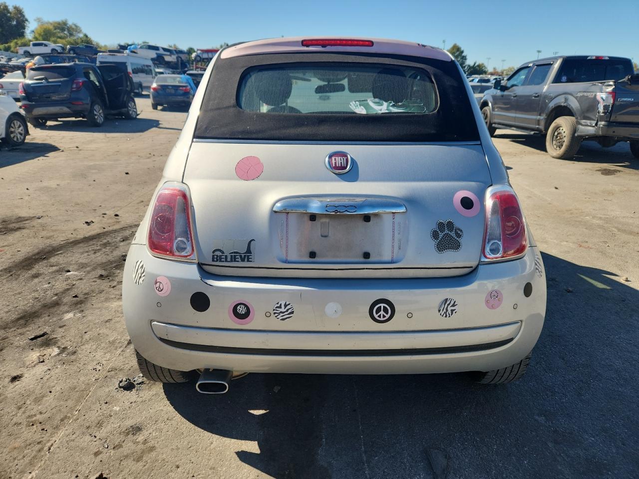 2013 Fiat 500 Pop VIN: 3C3CFFDR1DT742394 Lot: 89502585