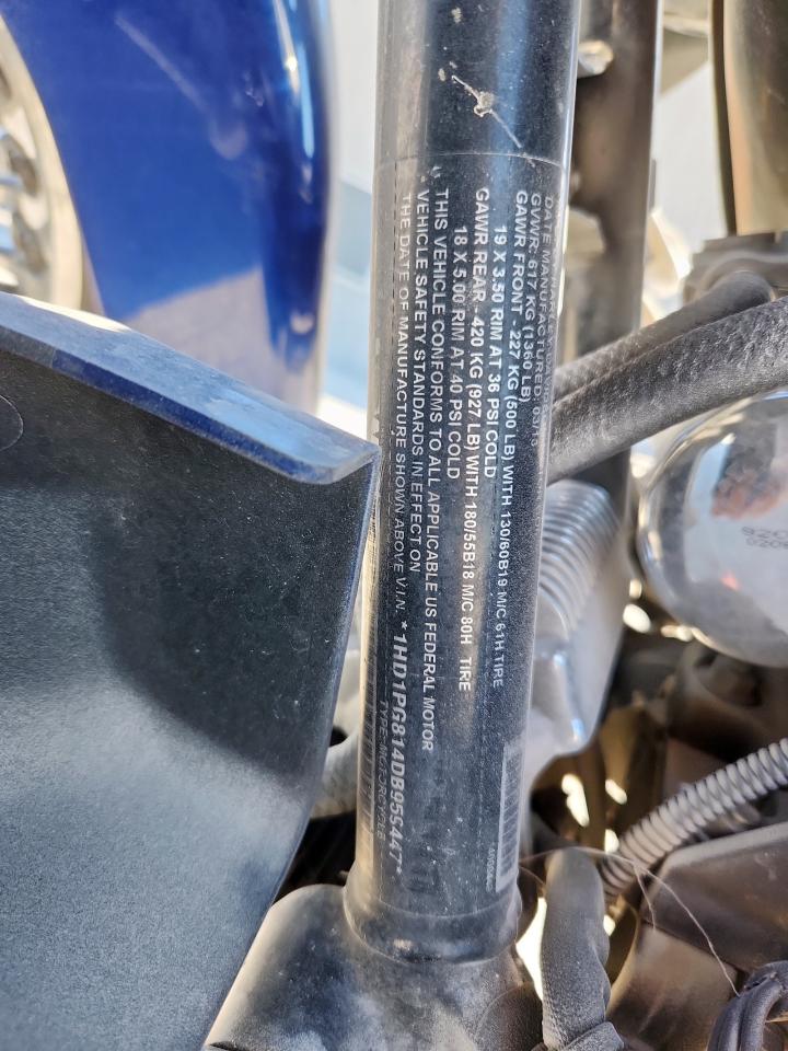 2013 Harley-Davidson Flhrse4 Cvo VIN: 1HD1PG814DB959447 Lot: 85820285