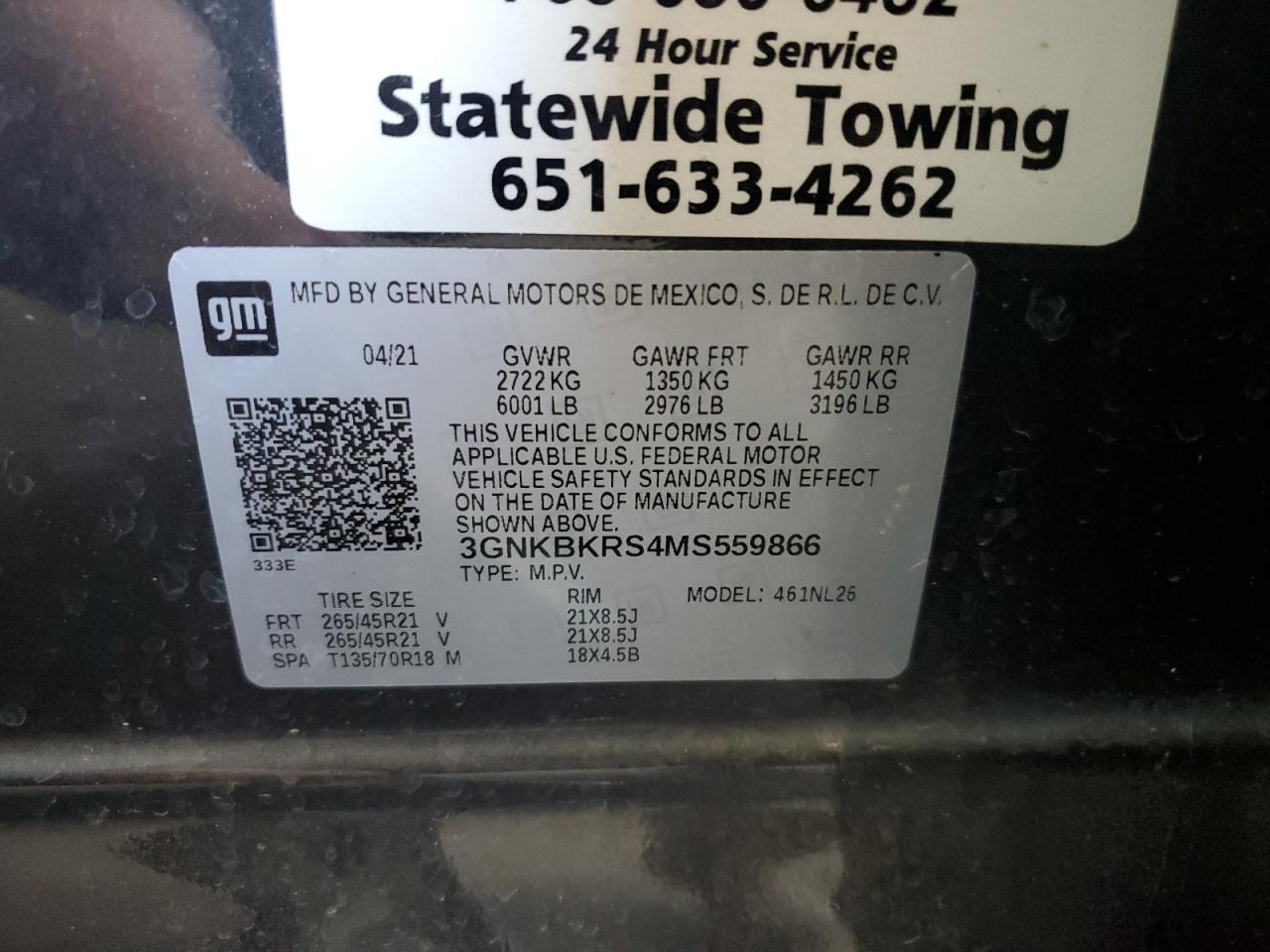 2021 Chevrolet Blazer Rs VIN: 3GNKBKRS4MS559866 Lot: 84482575