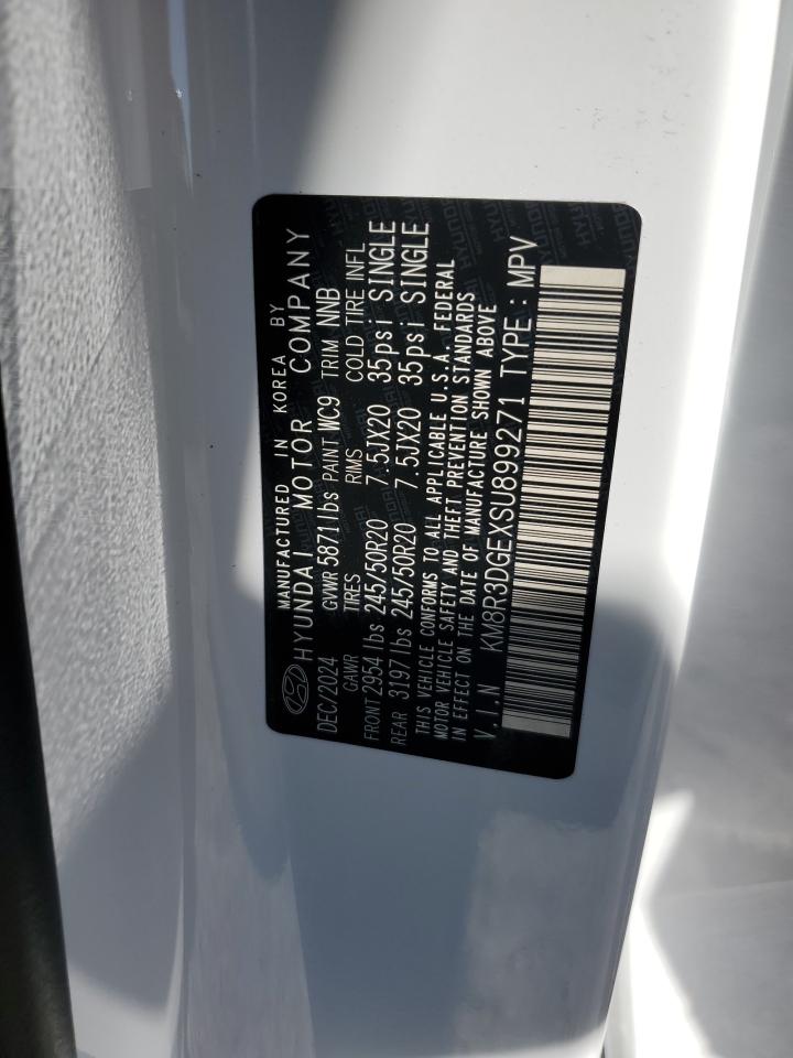 2025 Hyundai Palisade Xrt VIN: KM8R3DGEXSU899271 Lot: 83983185