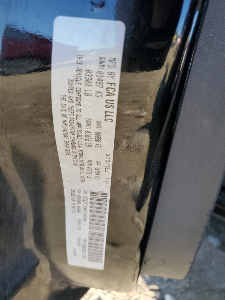 2017 Fiat 500 Lounge VIN: 3C3CFFCRXHT704704 Lot: 86798215