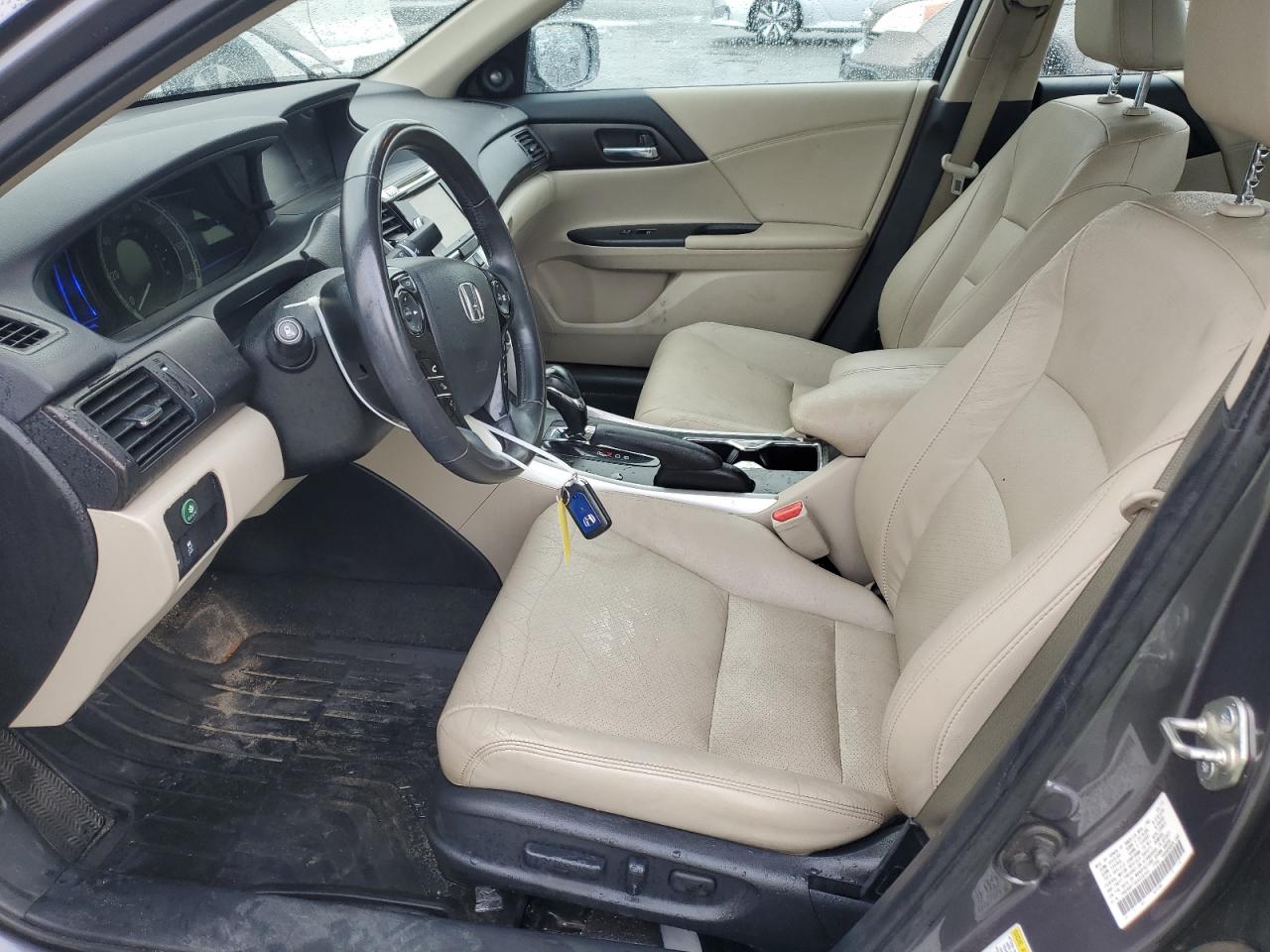 2014 Honda Accord Touring Hybrid VIN: 1HGCR6F70EA008340 Lot: 81909535