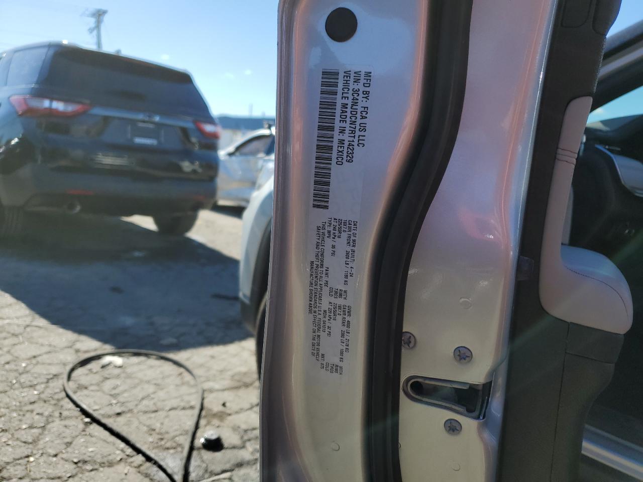 2024 Jeep Compass Limited VIN: 3C4NJDCN7RT142329 Lot: 87025895