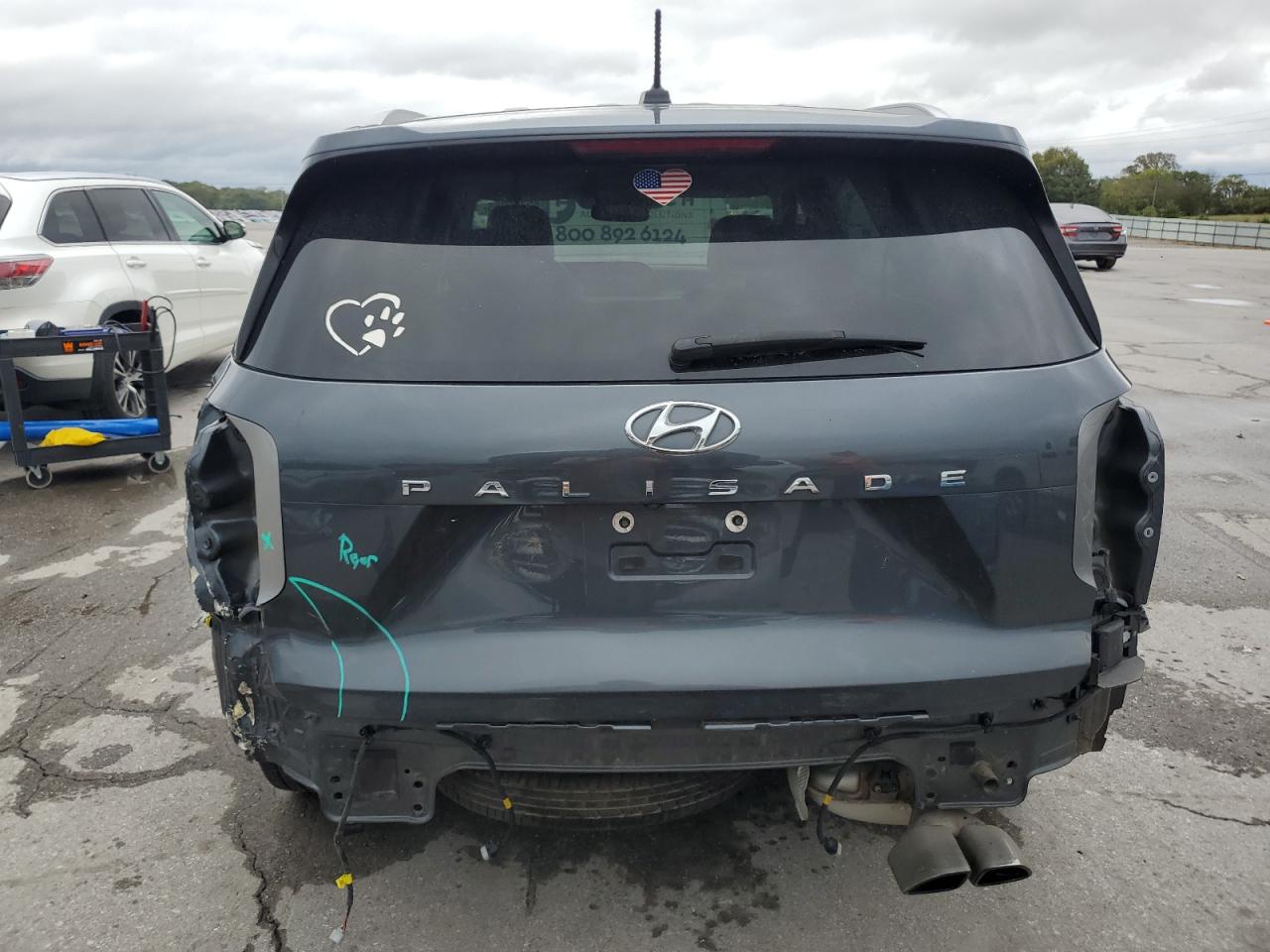 2020 Hyundai Palisade Sel VIN: KM8R44HE9LU102120 Lot: 85390065