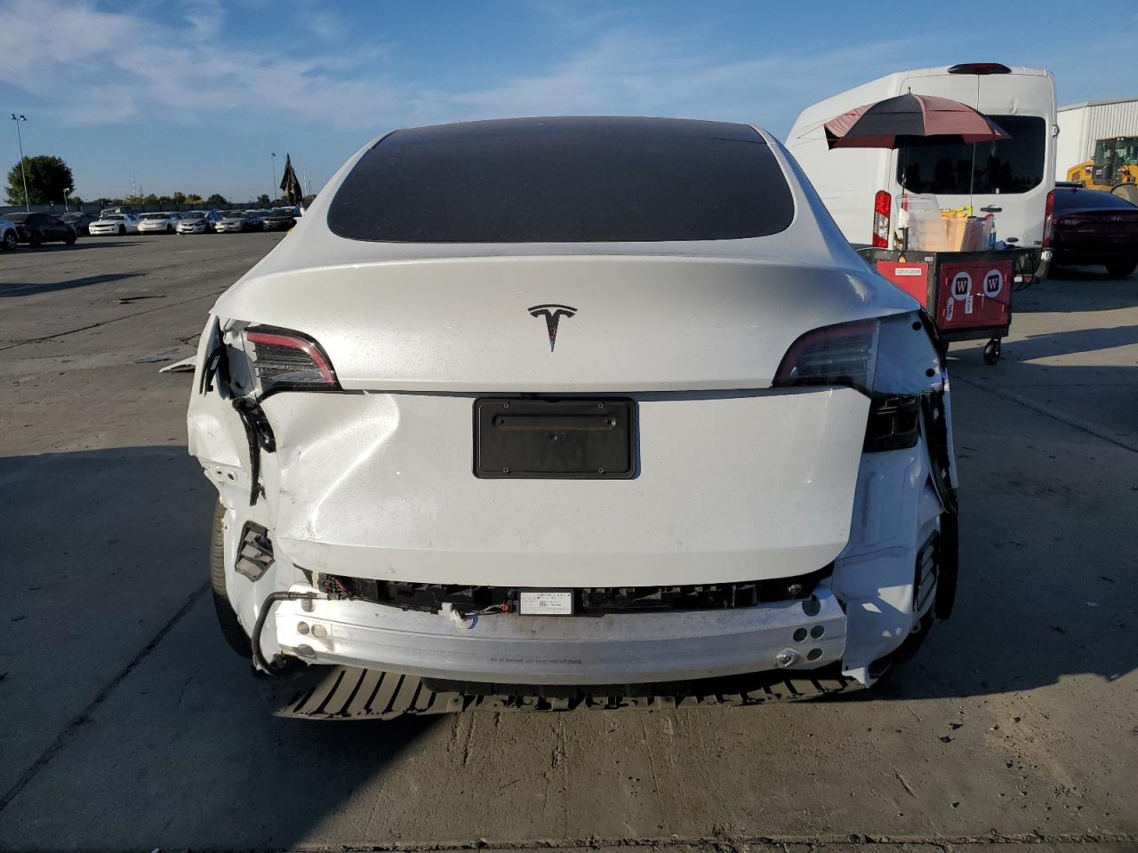 2024 Tesla Model Y VIN: 7SAYGDED9RF105106 Lot: 89711035