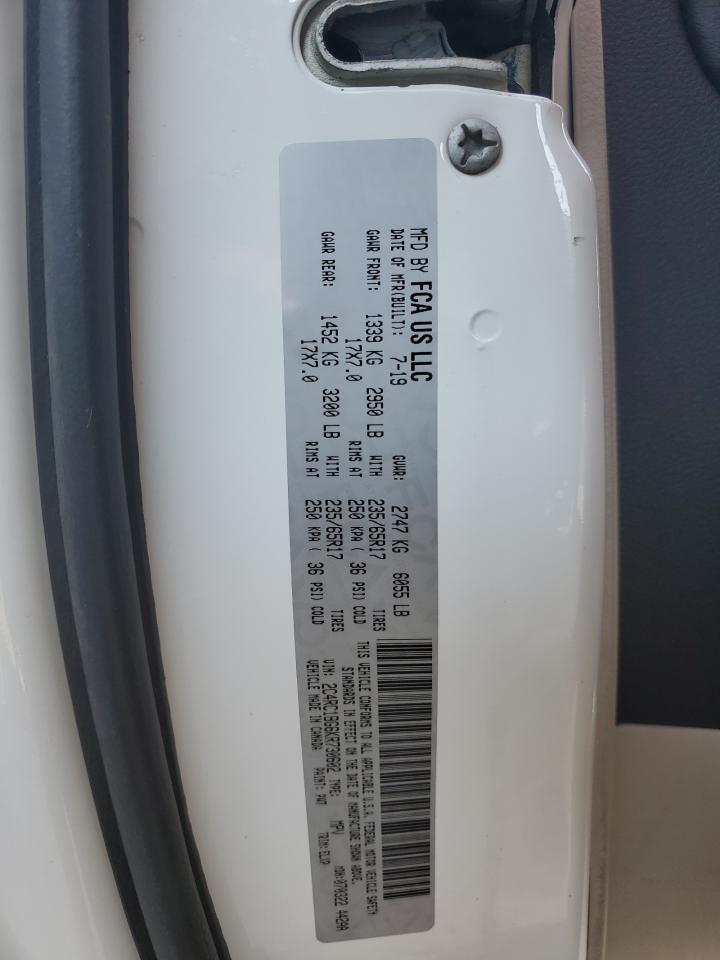 2019 Chrysler Pacifica Touring L VIN: 2C4RC1BG6KR730602 Lot: 84790455