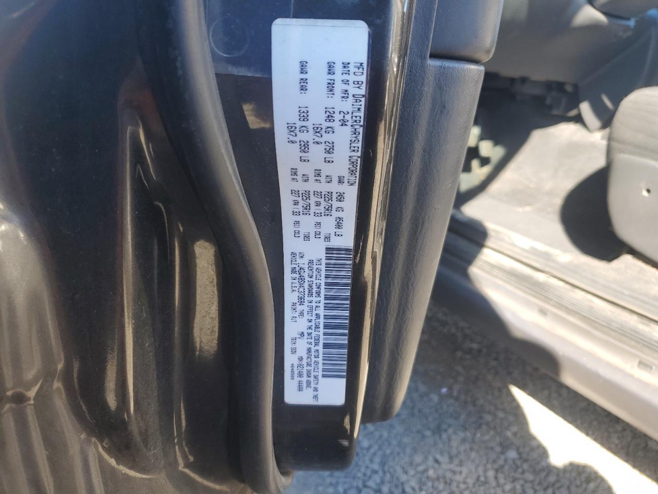 2004 Jeep Grand Cherokee Laredo VIN: 1J4GW48SX4C373684 Lot: 85924885