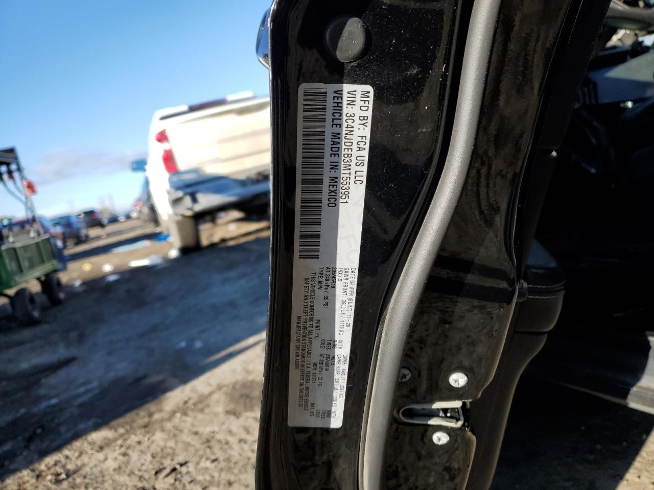 2021 Jeep Compass 80Th Edition VIN: 3C4NJDEB3MT553951 Lot: 87117625