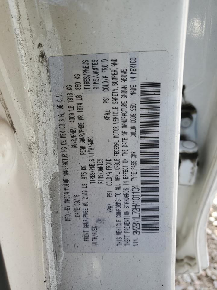 2017 Mazda 3 Touring VIN: 3MZBN1L72HM101104 Lot: 87090025